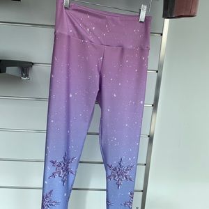 Goldsheep Crystal Snowflake Leggings